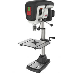 Jet - 15" Swing, Step Pulley Drill Press (Woodworking) - 16 Speed, 3/4 hp, Single Phase - Exact Tooling