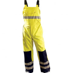 OccuNomix - Size S Hi-Viz Yellow Waterproof Bib Overall - Exact Tooling