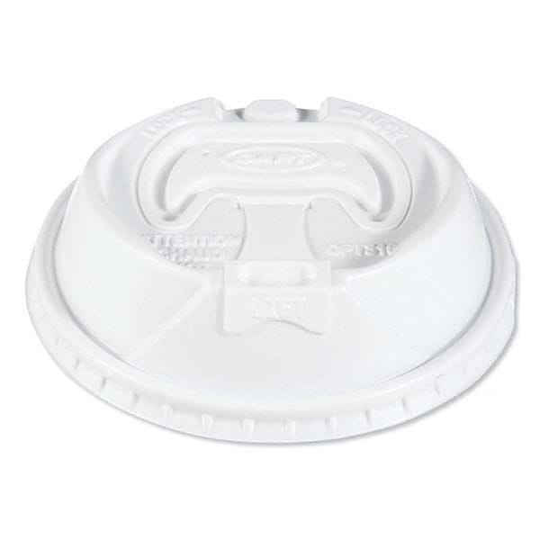 DART - Optima Reclosable Lids for Paper Hot Cups for 10-24 oz Cups, White, 1000/Carton - Exact Tooling