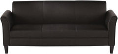 ALERA - Black Leather Guest Sofa - 77" Wide x 32" High - Exact Tooling