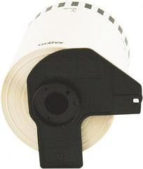 Brother - 5.2" Wide x 100" Long, White Paper Label Tape - For Charts - Exact Tooling