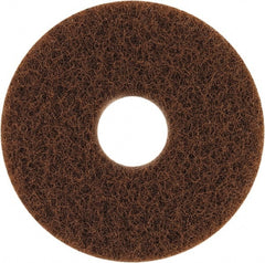 Oreck - Scrubbing Pad - 12" Machine, Brown Pad, Abrasive - Exact Tooling