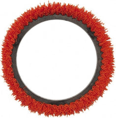 Oreck - Scrubbing Brush - 12" Machine, Orange Pad, Nylon - Exact Tooling