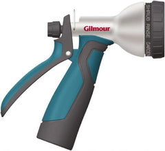 Gilmour - Garden Hose Rear Trigger Watering Nozzle - Aluminum, Zinc - Exact Tooling