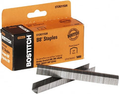 Stanley Bostitch - 0.38" Leg Length, Steel Standard Staples - 45 Sheet Capacity, For Use with Bostitch B8 Staplers - Exact Tooling