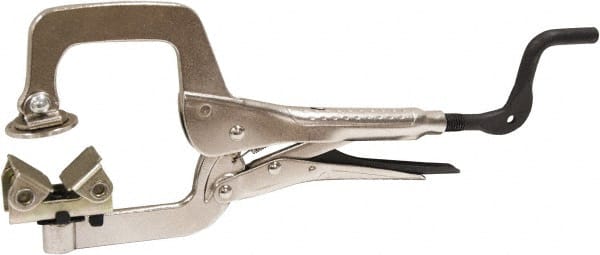 Strong Hand Tools - 14" OAL Combination Jaw Pipe Clamp - Steel Handle - Exact Tooling