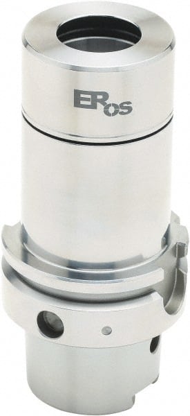Parlec - 0.04" to 1/2" Capacity, 3.94" Projection, HSK63A Hollow Taper, ERos20 Collet Chuck - 1/2" Shank Diam - Exact Tooling