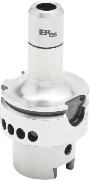 Parlec - 0.04" to 13/32" Capacity, 5.12" Projection, HSK63A Hollow Taper, ER16 Collet Chuck - 13/32" Shank Diam - Exact Tooling