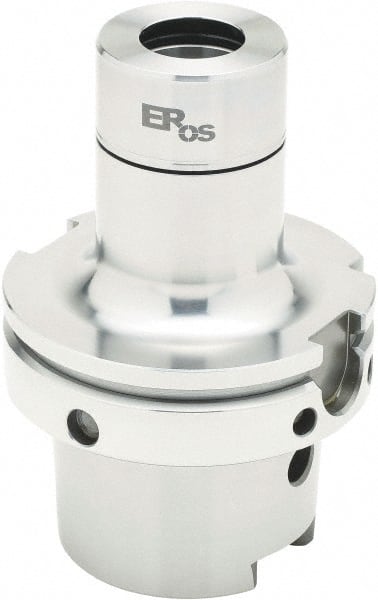 Parlec - 0.054" to 25/32" Capacity, 6.3" Projection, HSK100A Hollow Taper, ER32 Collet Chuck - 25/32" Shank Diam - Exact Tooling