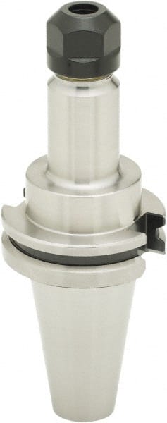 Parlec - 0.039" to 13/32" Capacity, 5.22" Projection, CAT40 Dual Contact Taper, ER16 Collet Chuck - 13/32" Shank Diam - Exact Tooling