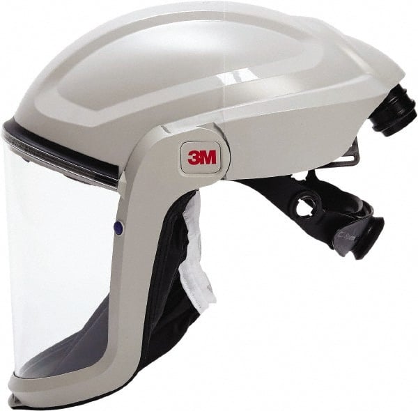 3M - Size Standard, PAPR Compatible Face Shield with Face Shield - Polyethylene, Gray, Adjustable Ratchet, Compatible with 3M Versaflo - Exact Tooling