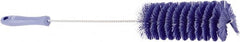 Vikan - 2.4" Diam Polyester Tube Brush - 19.4" OAL, 7.9" Head Length, Stainless Steel Handle - Exact Tooling