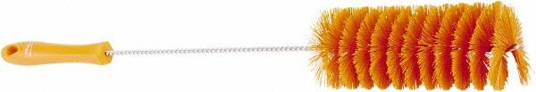 Vikan - 2.4" Diam Polyester Tube Brush - 19.4" OAL, 7.9" Head Length, Stainless Steel Handle - Exact Tooling