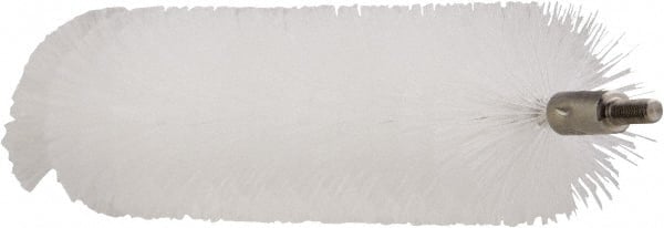 Vikan - 1.6" Diam Polyester Tube Brush - 8" OAL, 7.9" Head Length, Stainless Steel Handle - Exact Tooling