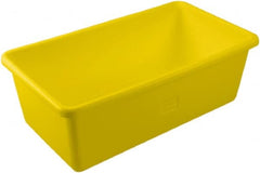 Remco - 149 Gal, 500 Lb Load Capacity Yellow Polyethylene Tote Container - Nesting, 46.8" Long x 26-1/2" Wide x 16.9" High - Exact Tooling