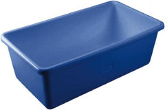 Remco - 149 Gal, 500 Lb Load Capacity Blue Polyethylene Tote Container - Nesting, 46.8" Long x 26-1/2" Wide x 16.9" High - Exact Tooling
