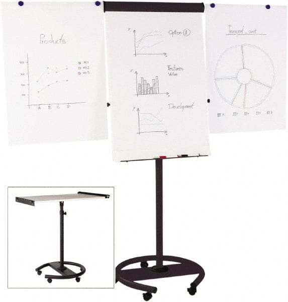 MasterVision - Magnetic Dry Erase Easel - 41" High - Exact Tooling