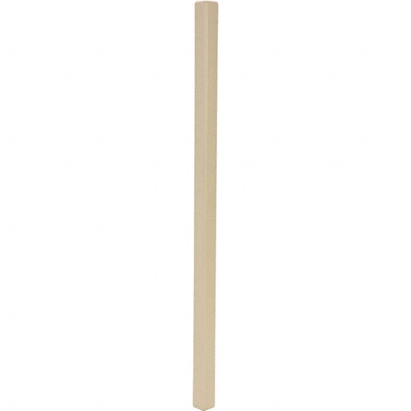 Vestil - 48" Long, Plastic Corner Protectors - Beige - Exact Tooling