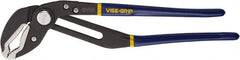 Irwin - 20" OAL, 6" Max Capacity, 25 Position Groove Joint Tongue & Groove Pliers - V-Jaws - Exact Tooling