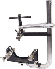 Strong Hand Tools - 3-1/2" Throat Depth, 4" Max Capacity, Standard Sliding Arm Clamp - 3 Lb Clamping Pressure - Exact Tooling