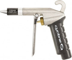 Legacy - 100 Max psi Quiet Safety Nozzle Pistol Grip Blow Gun - 1/4 NPT, 6-1/2" Tube Length - Exact Tooling