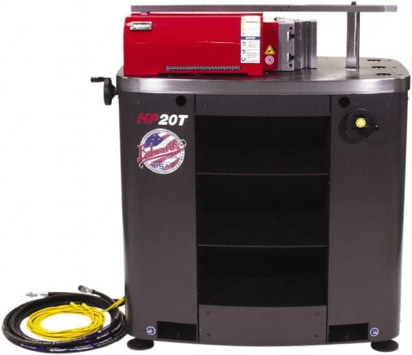 Edwards Manufacturing - 60 Ton Hydraulic Shop Press - 12-1/4" Stroke, 5 hp - Exact Tooling