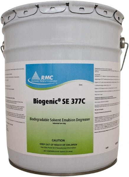 Rochester Midland Corporation - 5 Gal Bucket Cleaner/Degreaser - Liquid, d-Limonene Solvent, Alkaline, Water Base, Citrus - Exact Tooling
