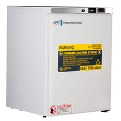 American BioTech Supply - Laboratory Refrigerators and Freezers; Type: Undercounter Flammable Storage Freestanding Refrigerator ; Volume Capacity: 5 Cu. Ft. ; Minimum Temperature (C): 1.00 ; Maximum Temperature (C): 10.00 ; Width (Inch): 23-5/8 ; Depth ( - Exact Tooling