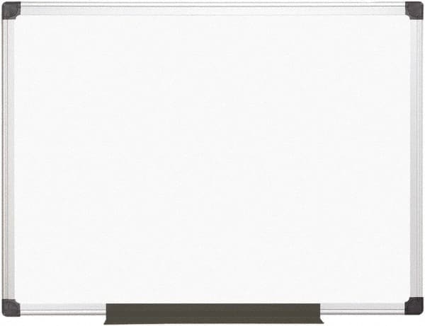 MasterVision - 36" High x 48" Wide Magnetic Dry Erase Board - Steel - Exact Tooling