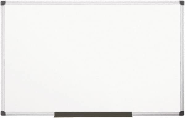 MasterVision - 48" High x 96" Wide Magnetic Dry Erase Board - Porcelain/Steel - Exact Tooling