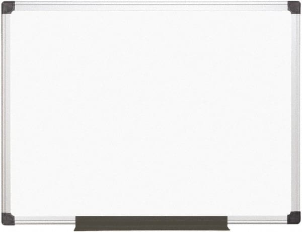 MasterVision - 36" High x 48" Wide Magnetic Dry Erase Board - Porcelain/Steel - Exact Tooling