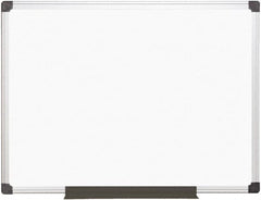 MasterVision - 36" High x 48" Wide Magnetic Dry Erase Board - Porcelain/Steel - Exact Tooling