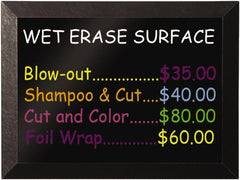 MasterVision - 24" High x 36" Wide Wet Erase Board - Steel - Exact Tooling