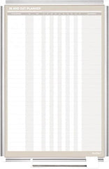 MasterVision - 24" High x 36" Wide Magnetic Dry Erase In/Out - Steel - Exact Tooling