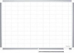 MasterVision - 36" High x 48" Wide Magnetic Dry Erase Calendar - Steel - Exact Tooling