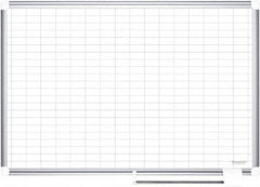 MasterVision - 48" High x 72" Wide Magnetic Dry Erase Calendar - Steel - Exact Tooling