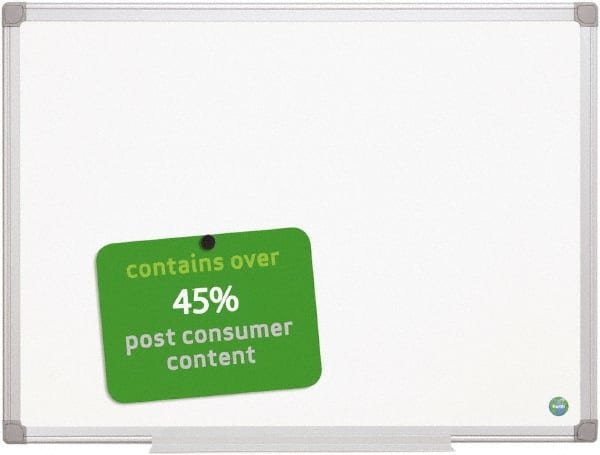 MasterVision - 48" High x 72" Wide Magnetic Dry Erase Board - Steel - Exact Tooling