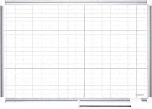 MasterVision - 36" High x 24" Wide Magnetic Dry Erase Calendar - Steel - Exact Tooling