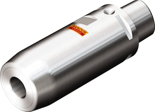 Sandvik Coromant - C3 Modular Connection, 12mm Hole Diam, Hydraulic Tool Holder/Chuck - 28mm Nose Diam, 74mm Projection, Through Coolant - Exact Tooling