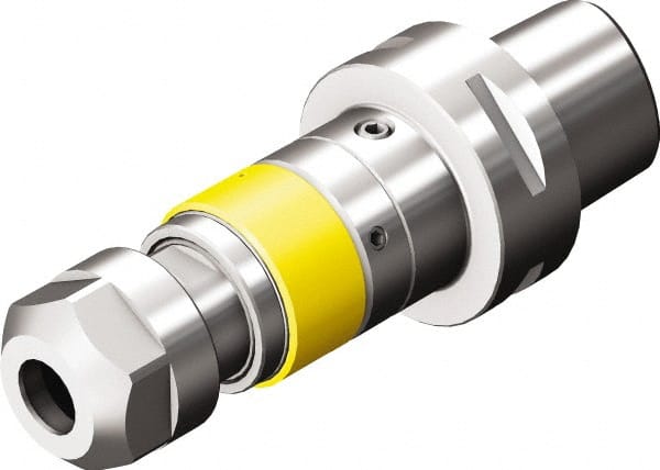 Sandvik Coromant - C8 Modular Connection Tapping Chuck/Holder - M4 to M12 Tap Capacity, 111.7mm Projection, Through Coolant - Exact Tooling