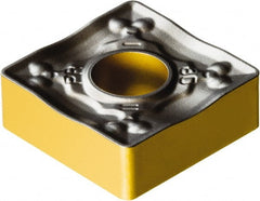 Sandvik Coromant - SNMM433 PR Grade 4335 Carbide Turning Insert - TiCN/AI2O3/TiN Finish, 90° Square, 1/2" Inscr Circle, 3/16" Thick, 3/64" Corner Radius - Exact Tooling