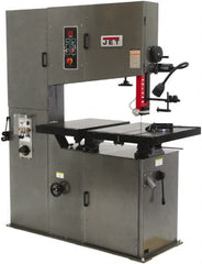Jet - 36" Throat Capacity, Variable Speed Pulley Vertical Bandsaw - 50 to 410 & 54 to 4,925 SFPM, 3 hp, Three Phase - Exact Tooling