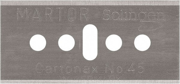 Martor USA - Carbon Steel, Replacement Blade - 1.53" Long - Exact Tooling