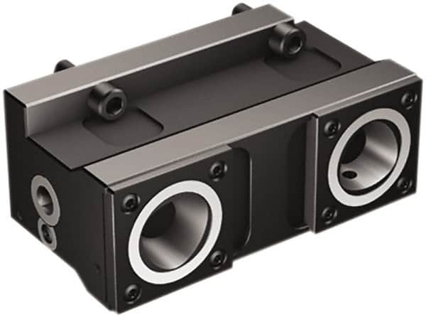Sandvik Coromant - Right Hand Cut, C5 Modular Connection, Adapter/Mount Lathe Modular Clamping Unit - 50mm Square Shank Diam, 4.331" OAL, Through Coolant - Exact Tooling