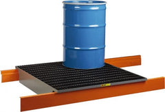Little Giant - 66 Gal Sump, Steel Spill Deck or Pallet - 49" Long x 51" Wide x 7-1/2" High - Exact Tooling