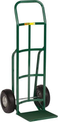 Little Giant - 600 Lb Capacity 47" OAH Hand Truck - Continuous Handle, Steel, Flat-Free Microcellular Foam Wheels - Exact Tooling