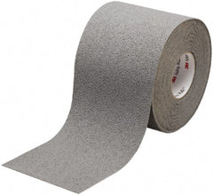 Ability One - Gray Solid Color Anti-Slip Vinyl Tape - 4" Wide x 60' Long x 0.045" Thick, General Traffic - Exact Tooling