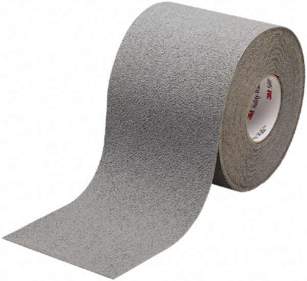 Ability One - Gray Solid Color Anti-Slip Vinyl Tape - 1" Wide x 60' Long x 0.045" Thick, General Traffic - Exact Tooling