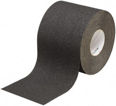 Ability One - Black Solid Color Anti-Slip Vinyl Tape - 6" Wide x 60' Long x 0.045" Thick, General Traffic - Exact Tooling