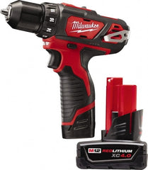 Milwaukee Tool - 12V 3/8" Pistol Grip Cordless Drill - Exact Tooling